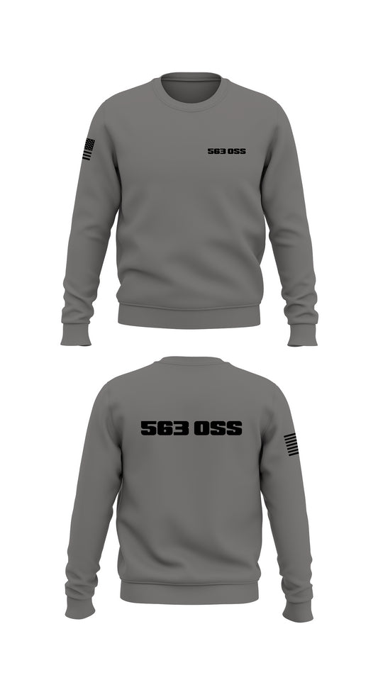 563 OSS Store 1 Core Men's Crewneck Performance Sweatshirt - 92372415347