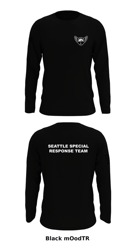 Seattle Special Response Team Store 1 Core Men's LS Performance Tee - mOodTR