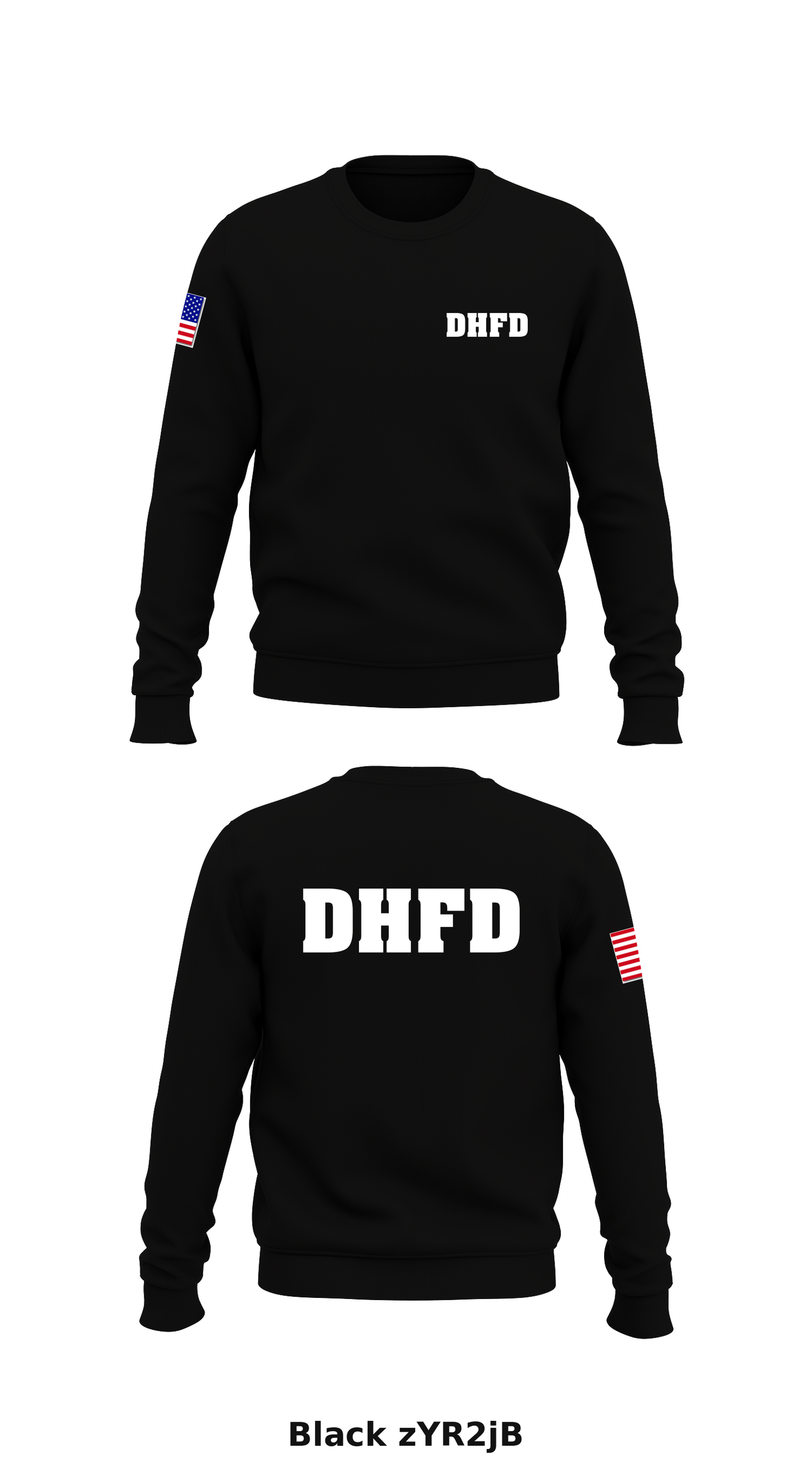 DHFD Store 1 Core Men's Crewneck Performance Sweatshirt - zYR2jB