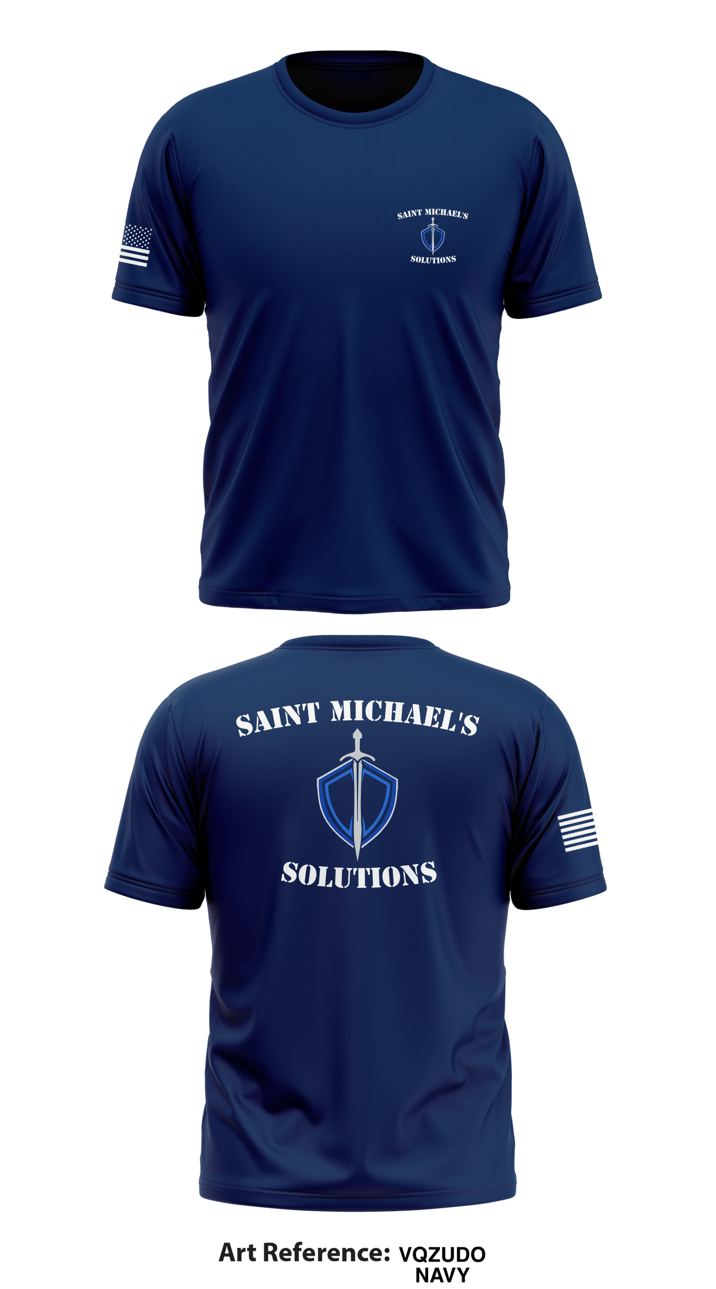 Saint Michael's Solutions Store 1 Core Men's SS Performance Tee - vQZUDo