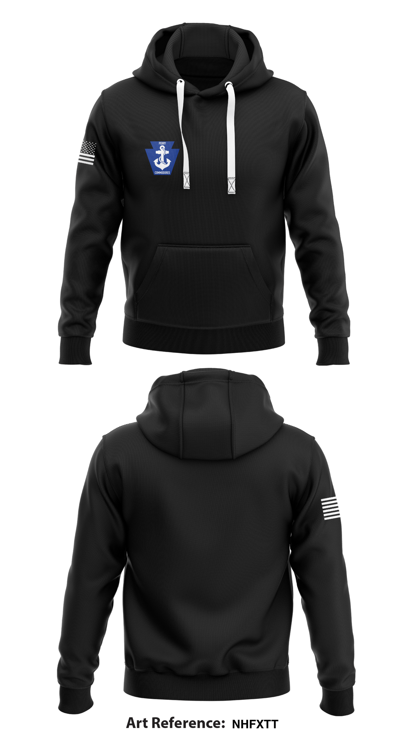 Commodore Battalion Store 1  Core Men's Hooded Performance Sweatshirt - nhFXtT