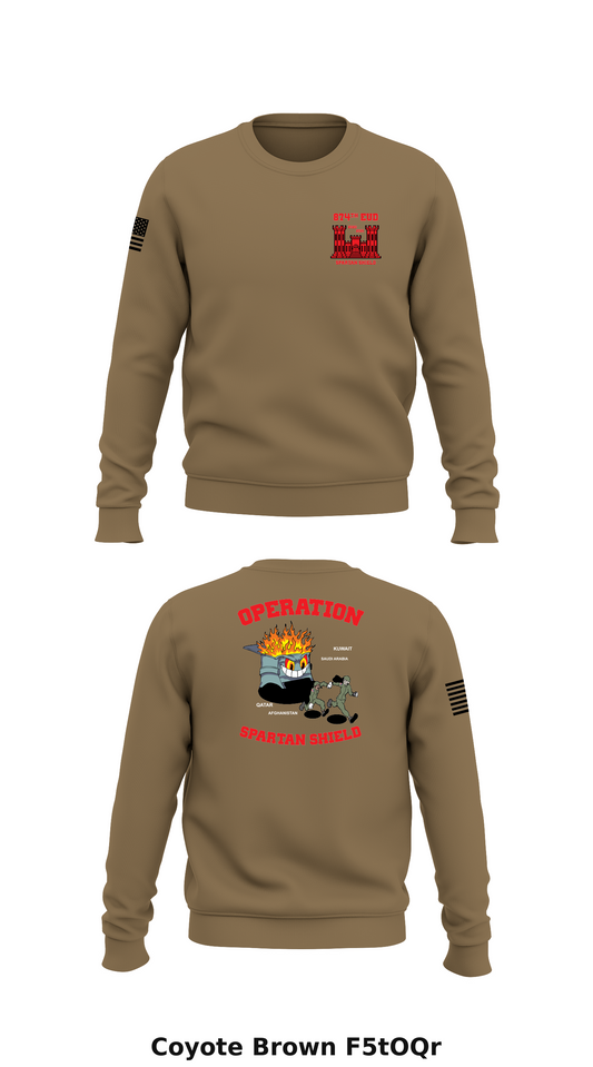 874 EUD Store 1 Core Men's Crewneck Performance Sweatshirt - F5tOQr