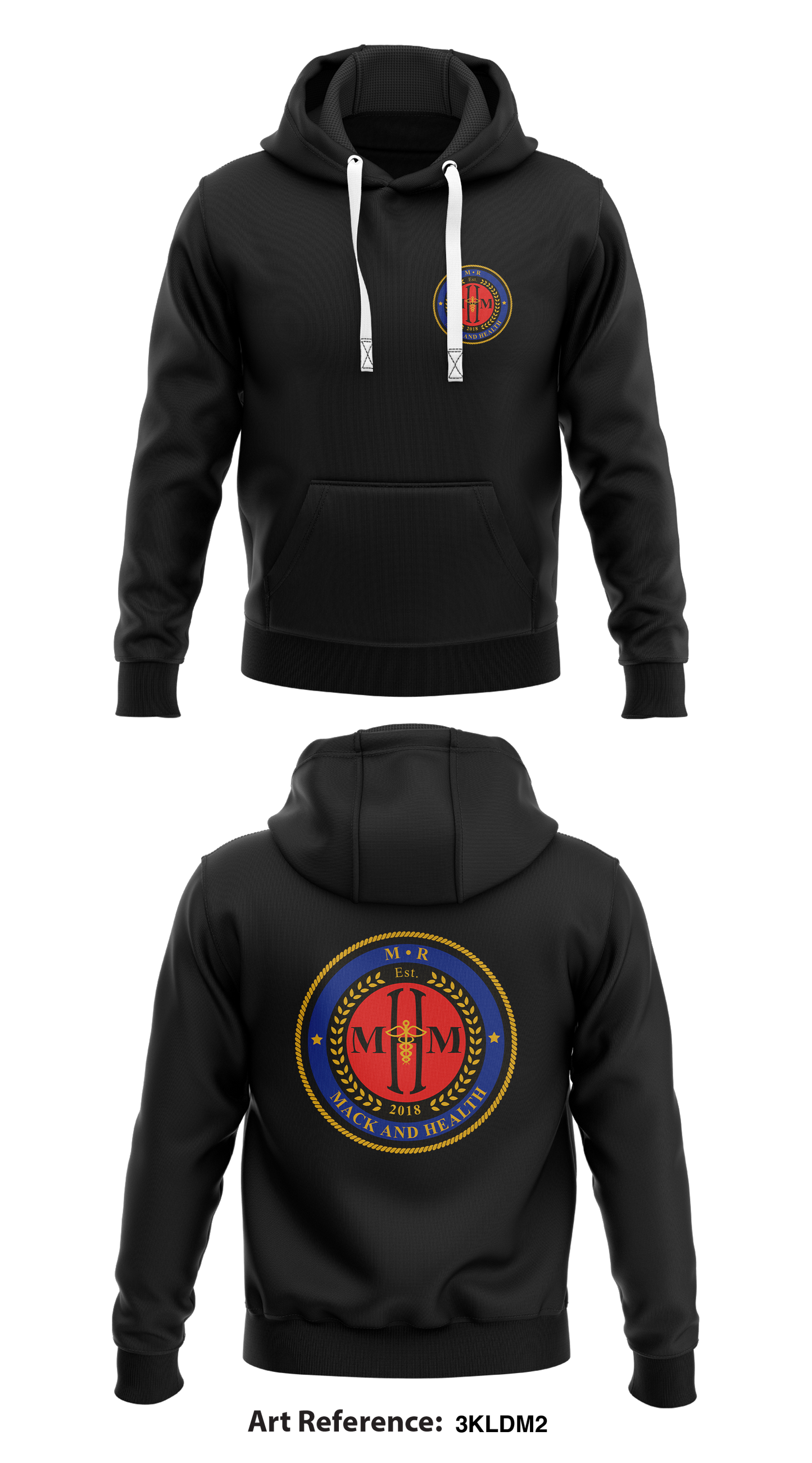 M.R. Mack & Health Store 1  Core Men's Hooded Performance Sweatshirt - 3kLdM2