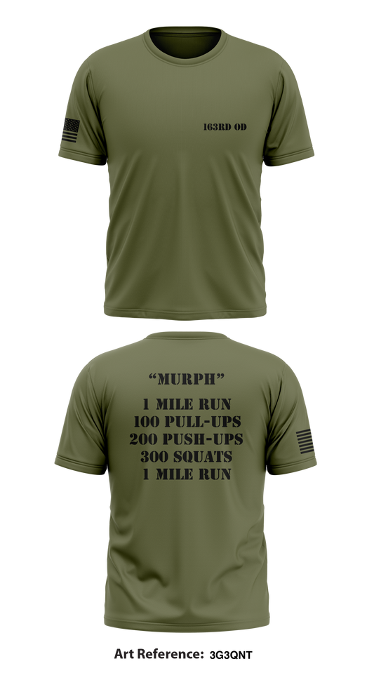 163rd OD Store 1 Core Men's SS Performance Tee - 3G3qNT
