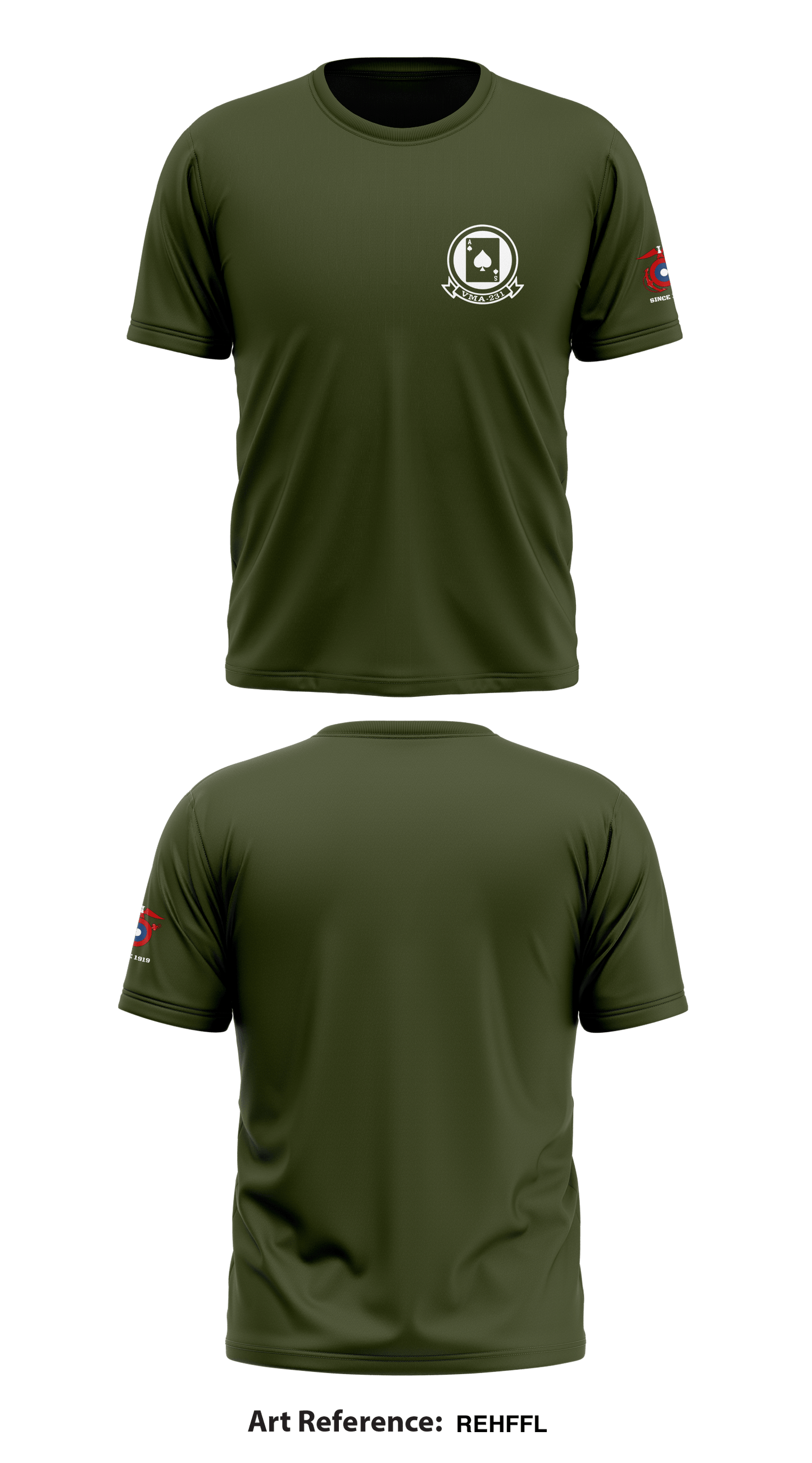 Short Core Men's SS Performance Tee - reHFFL