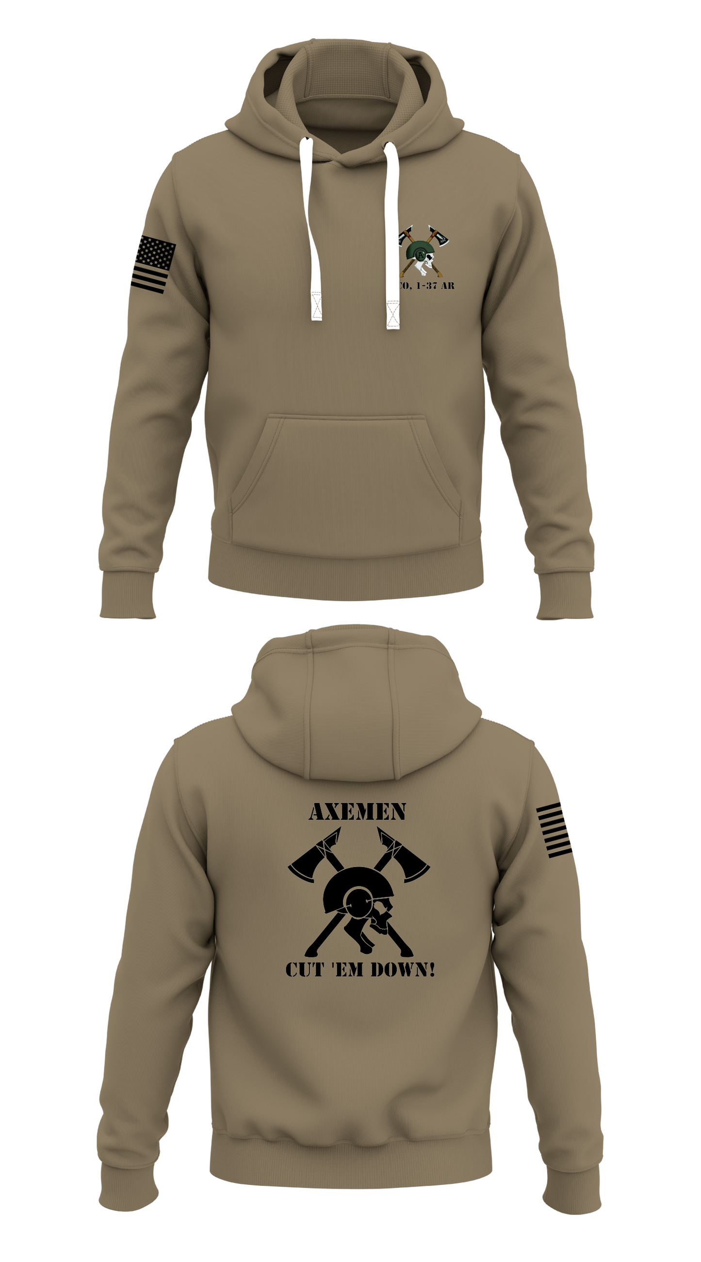 A Co, 1-37 AR Store 1  Core Men's Hooded Performance Sweatshirt - 46808189875