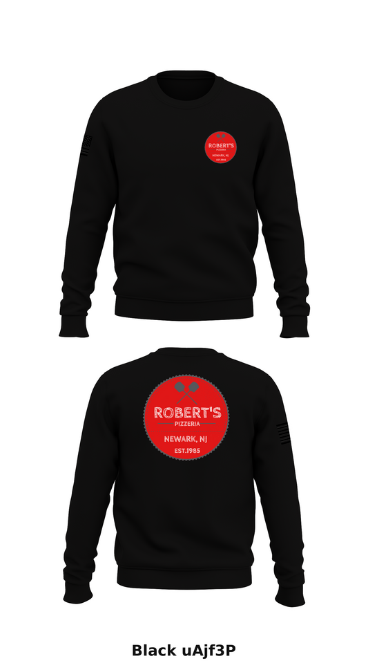 Roberts Pizzeria Store 1 Core Men's Crewneck Performance Sweatshirt - uAjf3P