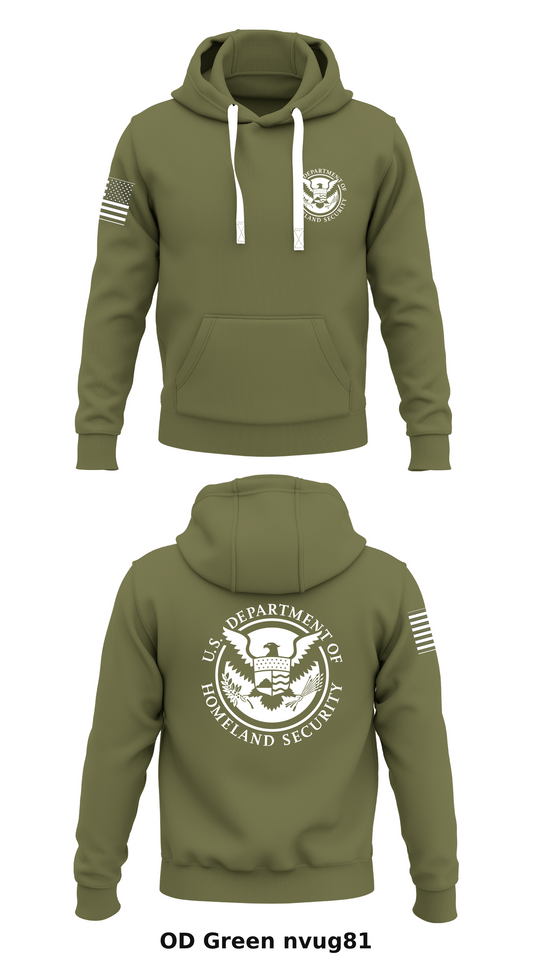 DHS Store 1  Core Men's Hooded Performance Sweatshirt - nvug81