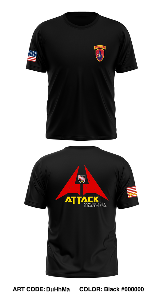 A Co 2/54 SFAB IN Store 1 Core Men's SS Performance Tee - DuHhMa