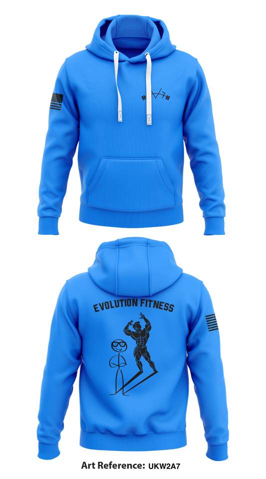 Evolution Fitness Store 1  Core Men's Hooded Performance Sweatshirt - UKW2a7