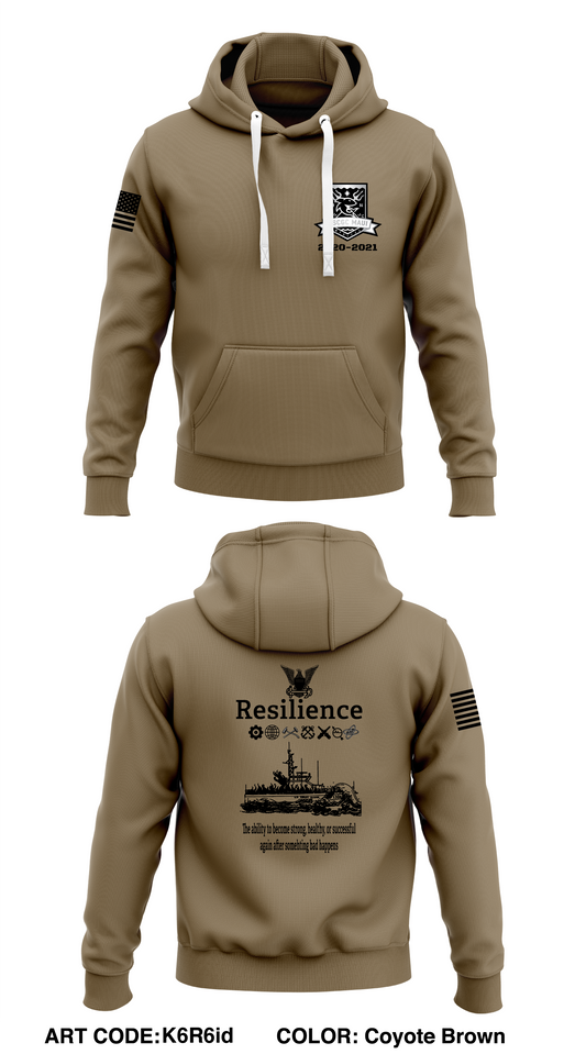 Uscgc Maui Store 1  Core Men's Hooded Performance Sweatshirt - K6R6id