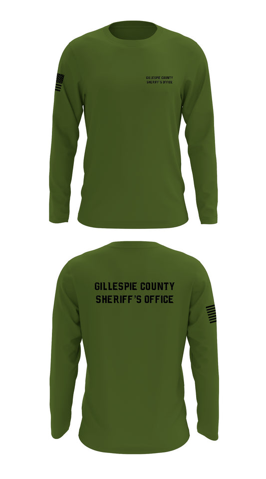 Gillespie County Sheriffs Office Store 1 Core Men's LS Performance Tee - 96490599034