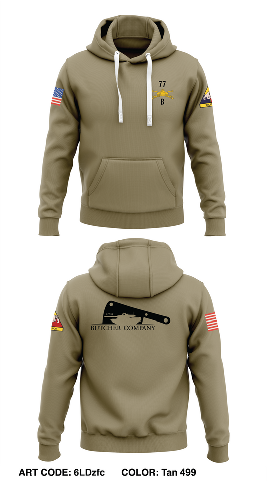 Butcher Co, 1-77 AR Core Men's Hooded Performance Sweatshirt - 6LDzfc