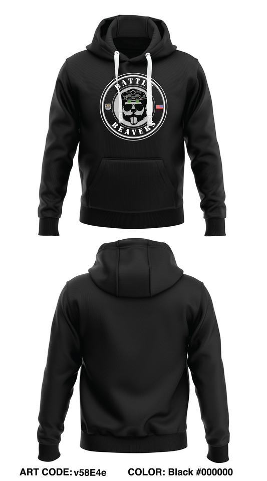 Charger Co, 1-77 AR Core Men's Hooded Performance Sweatshirt - v58E4e