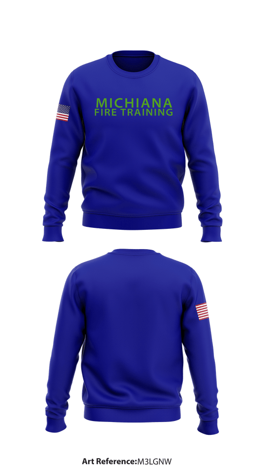 South Bend Fire Department Training Bureau Store 1 Core Men's Crewneck Performance Sweatshirt - M3LgnW