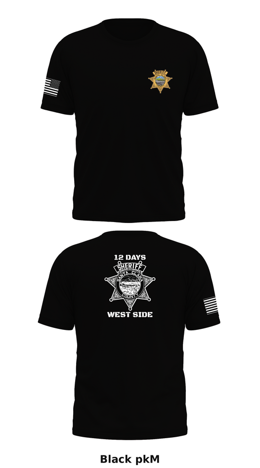 12 Days West Side Store 1 Core Men's SS Performance Tee - pkM