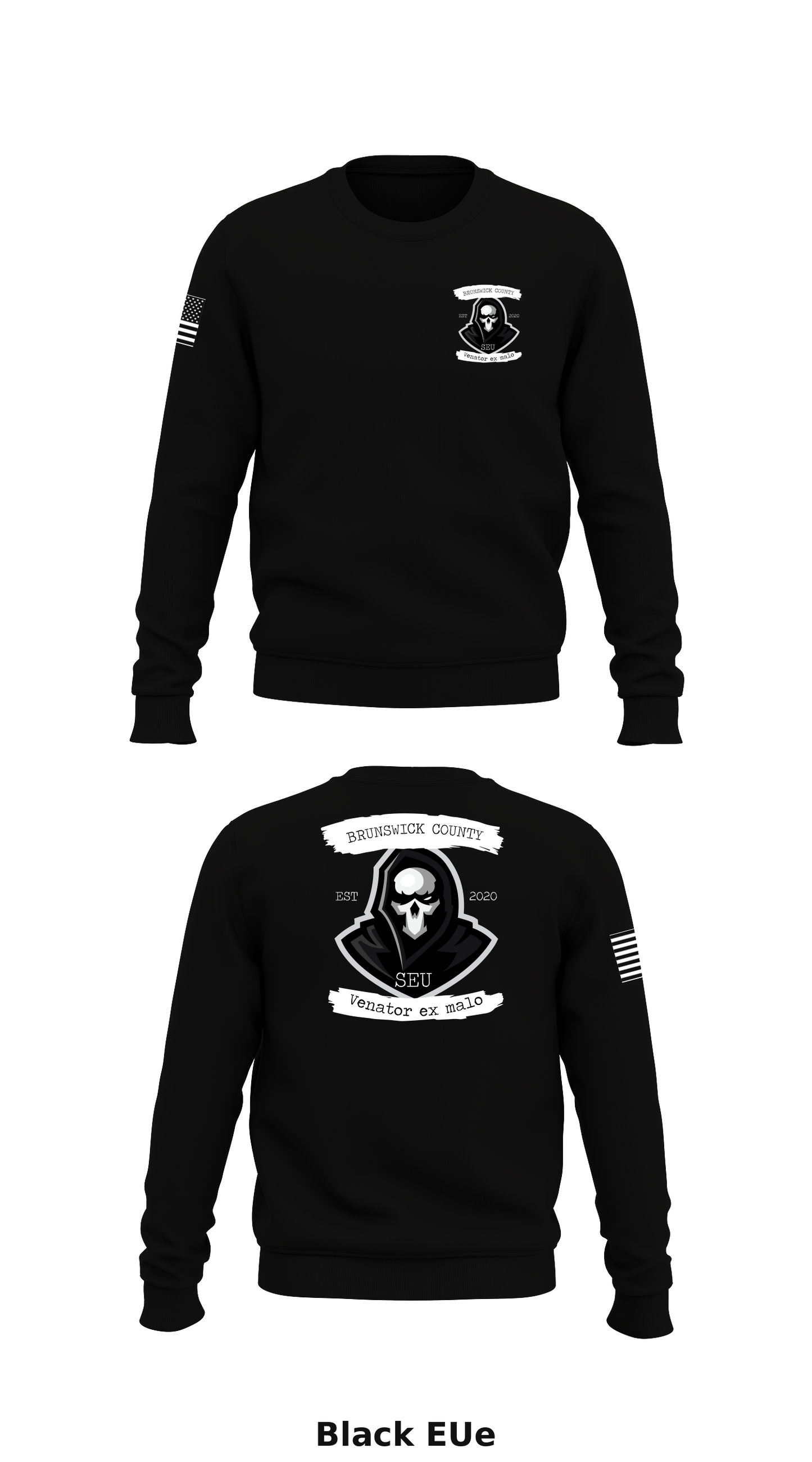 Selective Enforcement Unit  Store 1 Core Men's Crewneck Performance Sweatshirt - EUe