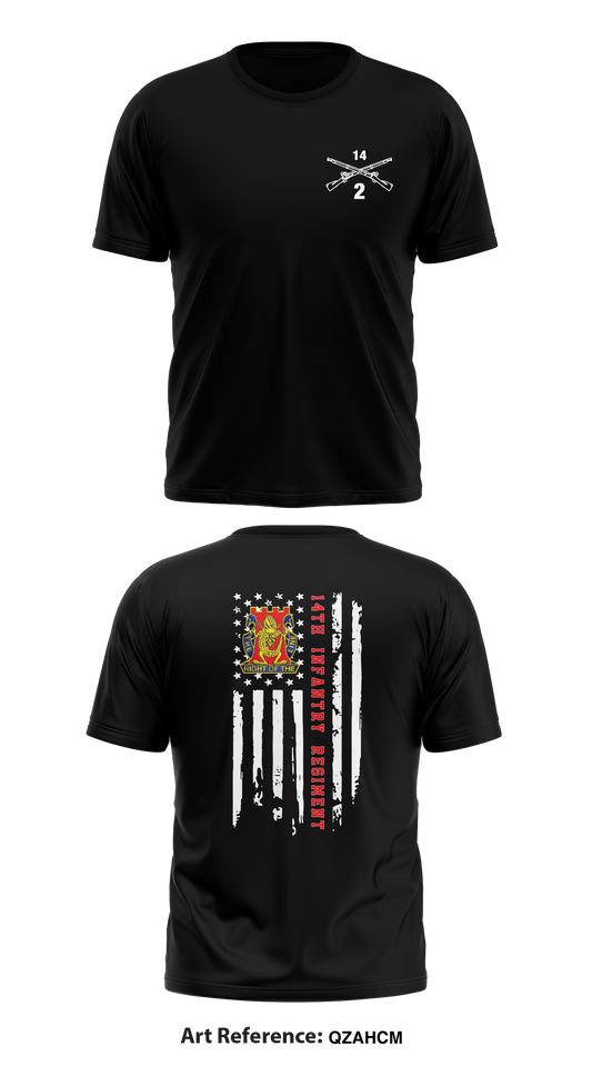 2-14 Infantry Battalion Store 1 Core Men's SS Performance Tee - QzAhcm