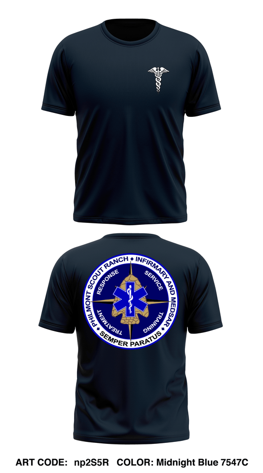 Philmont Scout Ranch Infirmary Store 1 Core Men's SS Performance Tee - np2S5R