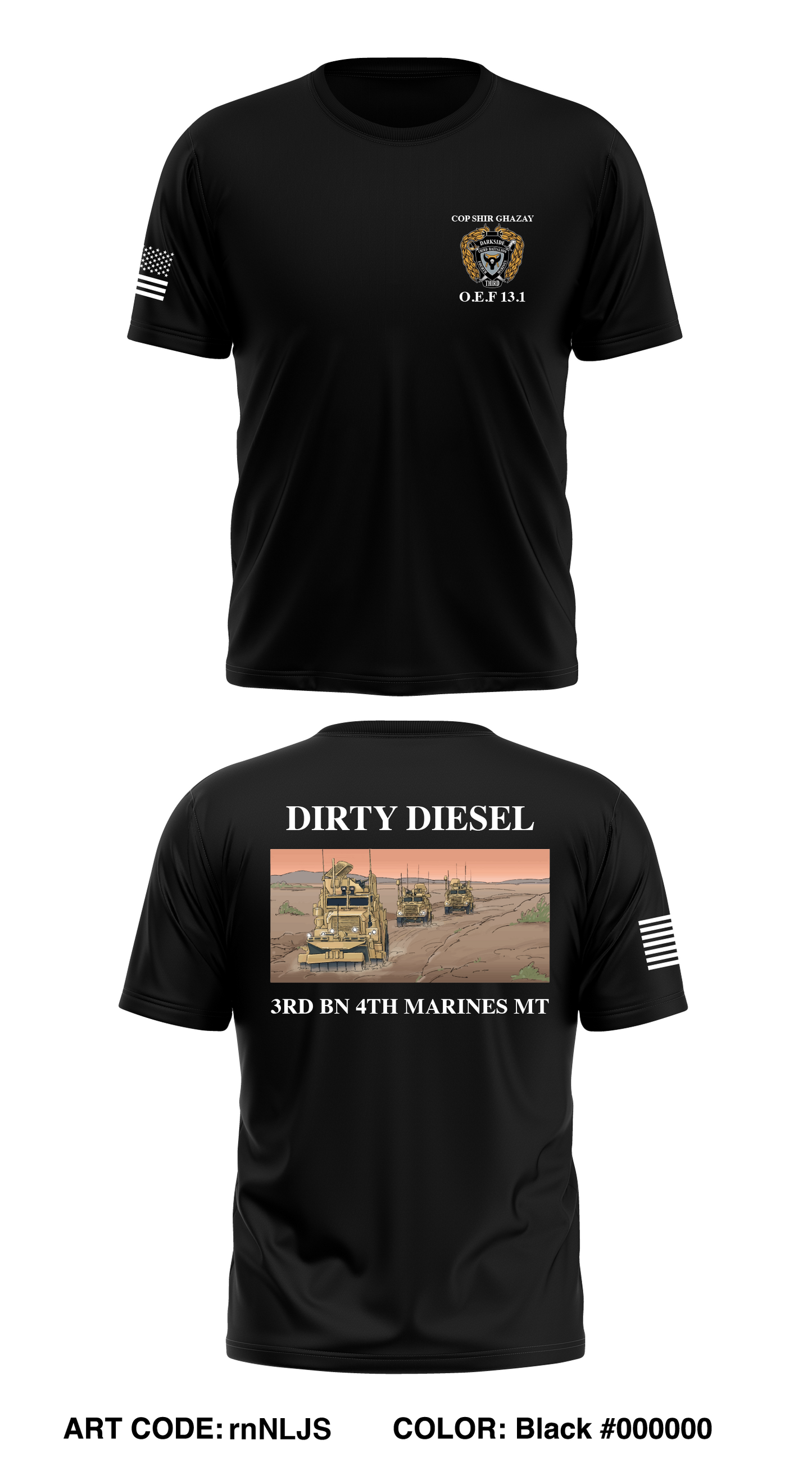 Third BN, 4th Marines  Store 1 Core Men's SS Performance Tee - rnNLJS