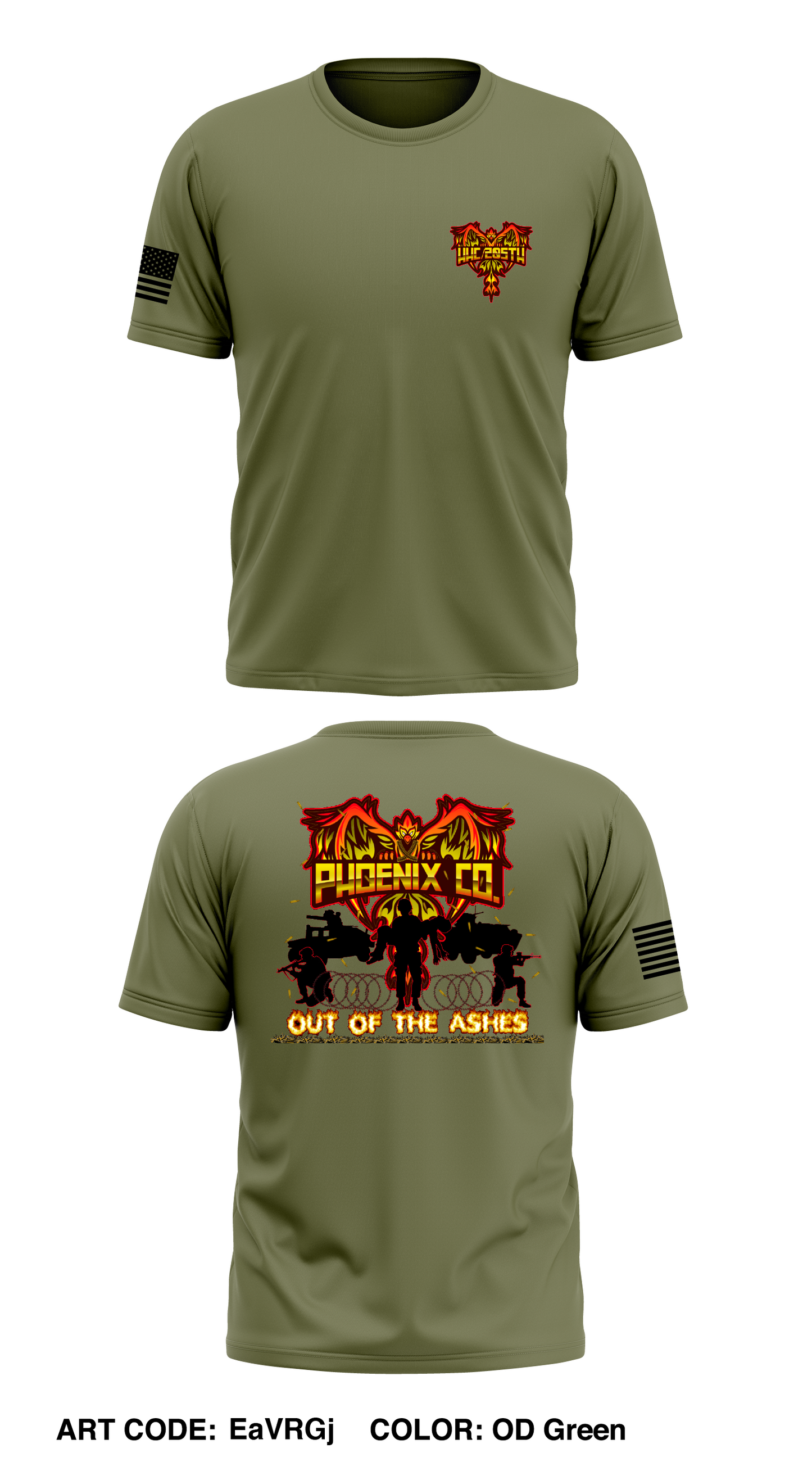 HHC/205th MOD, 17th CSSB Store 1 Core Men's SS Performance Tee - EaVRGj