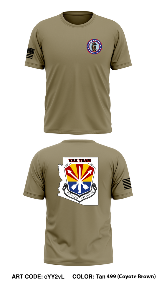 TF-MED Vax Team Store 1 Core Men's SS Performance Tee - cYY2vL