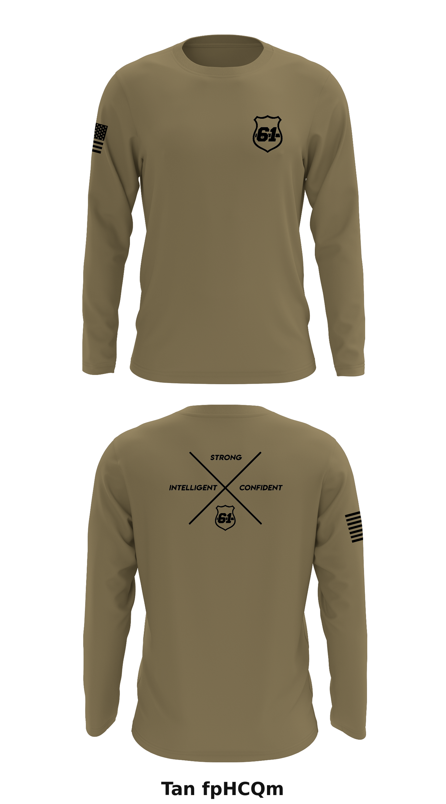 61st ROC Store 1 Core Men's LS Performance Tee - fpHCQm