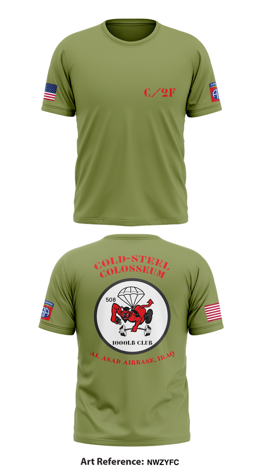 2 / 508th PIR Store 1 Core Men's SS Performance Tee - nwZYFc