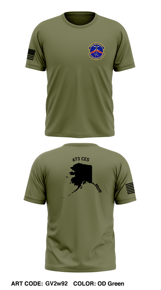673 CES Store 1 Core Men's SS Performance Tee - GV2w92