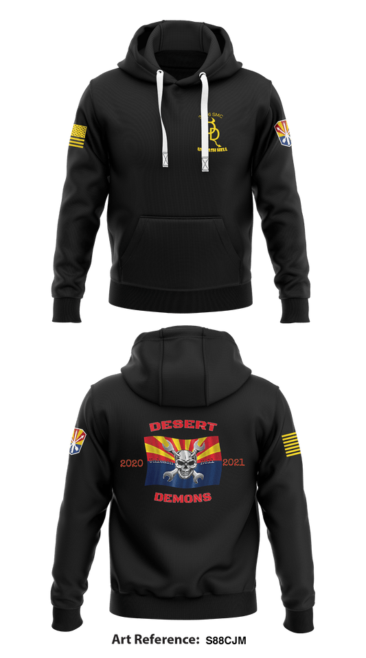 3666th SMC Store 1  Core Men's Hooded Performance Sweatshirt - s88CJm