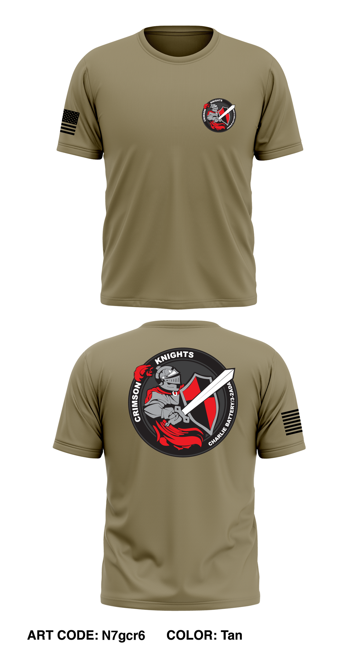 C BTRY, 3-2 ADA, 31st BDE Store 1 Core Men's SS Performance Tee - N7gcr6