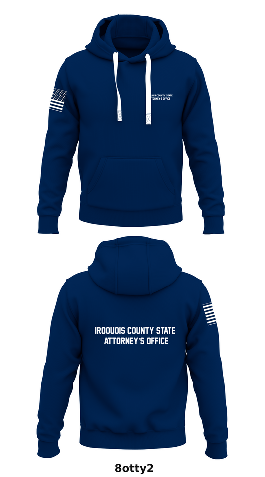 Iroquois County State���s Attorney���s Office Store 1  Core Men's Hooded Performance Sweatshirt - 8otty2