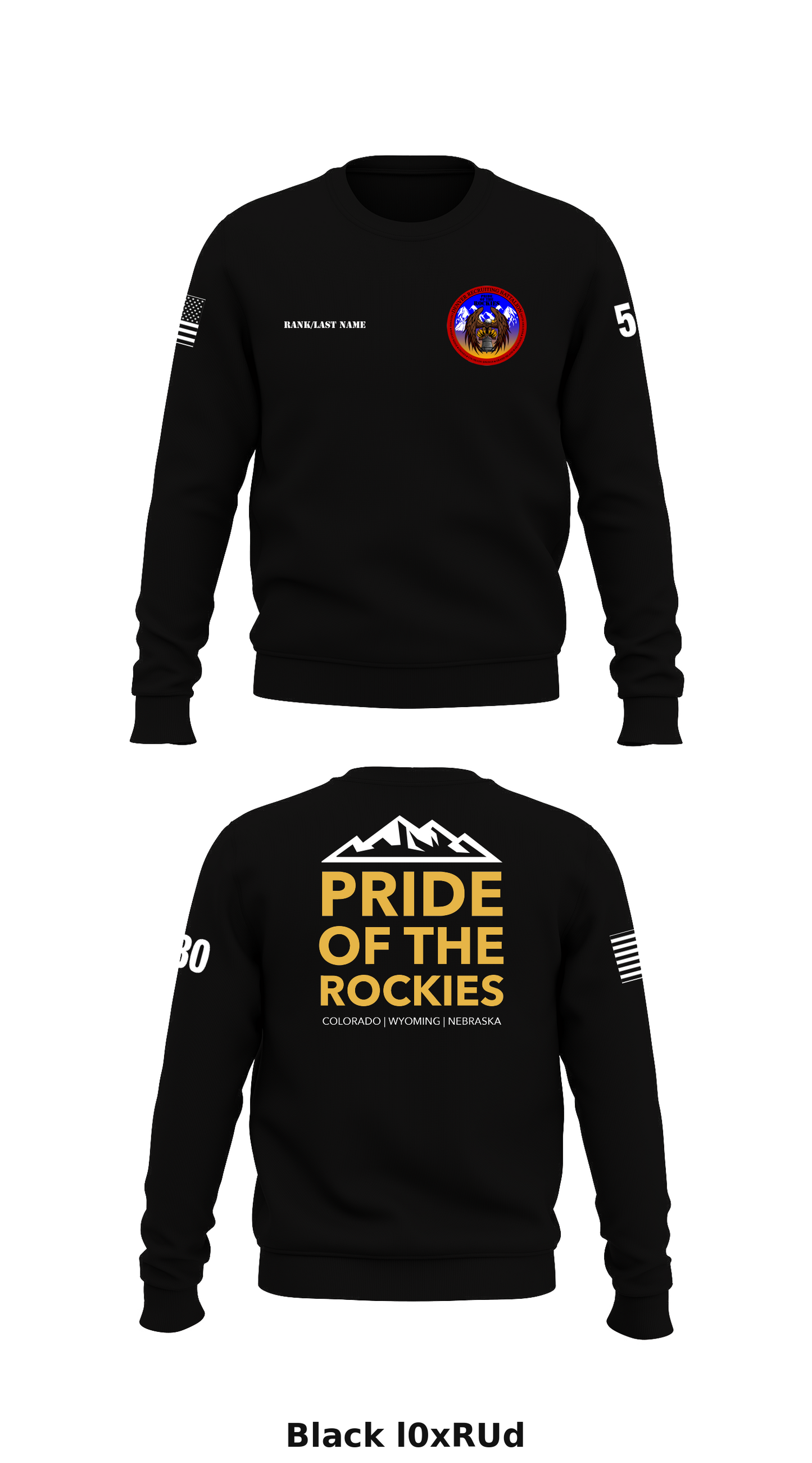Colorado Army Recruiting Battalion Store 1 Core Men's Crewneck Performance Sweatshirt - l0xRUd