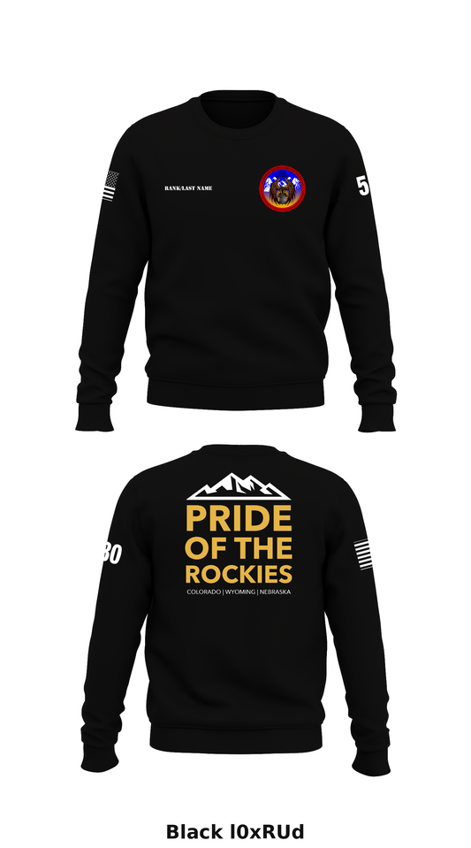 Colorado Army Recruiting Battalion Store 1 Core Men's Crewneck Performance Sweatshirt - l0xRUd