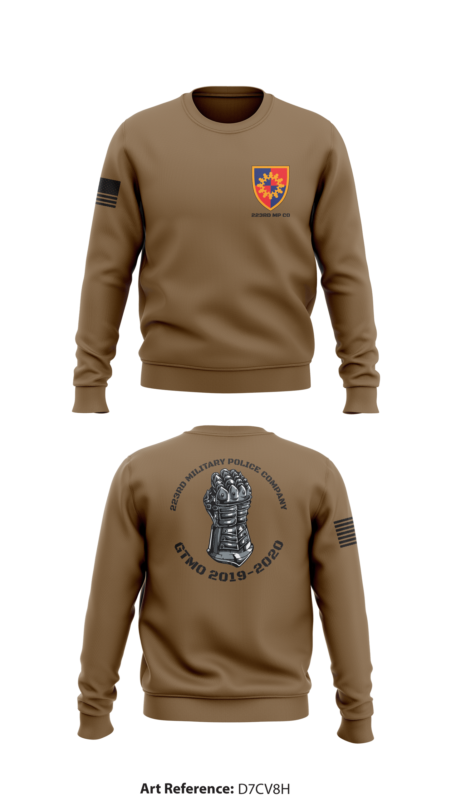 223rd Military Police Company Store 1 Core Men's Crewneck Performance Sweatshirt - d7cV8h