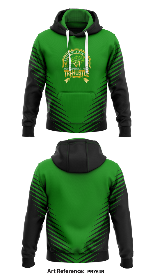 TriHustle Store 1  Core Men's Hooded Performance Sweatshirt - pRY64R