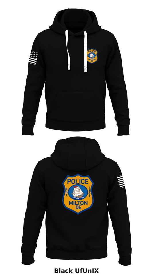 Milton Pd  Store 1  Core Men's Hooded Performance Sweatshirt - UfUnIX