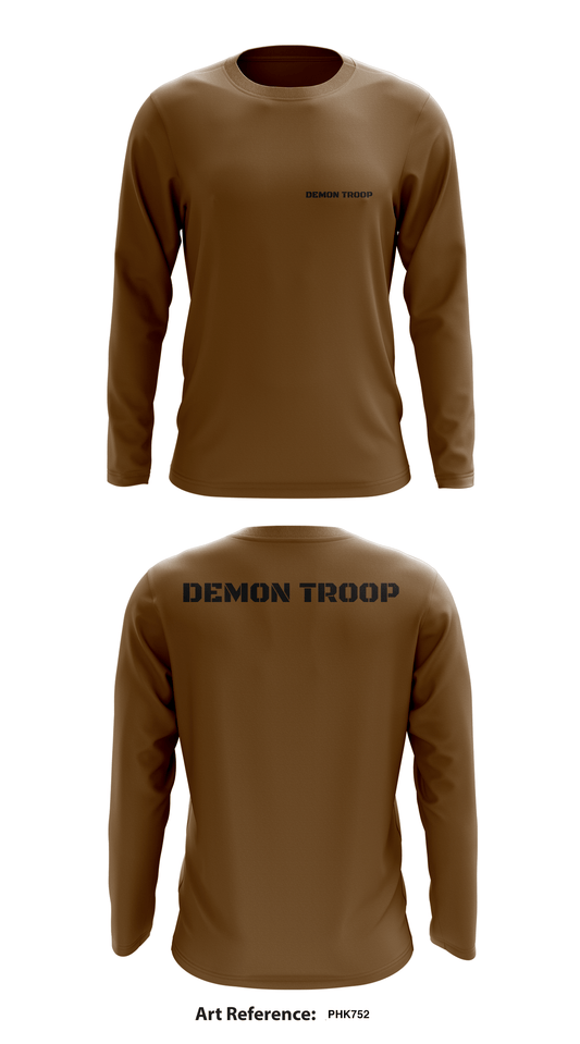 Demon Troop Store 1 Core Men's LS Performance Tee - pHk75z