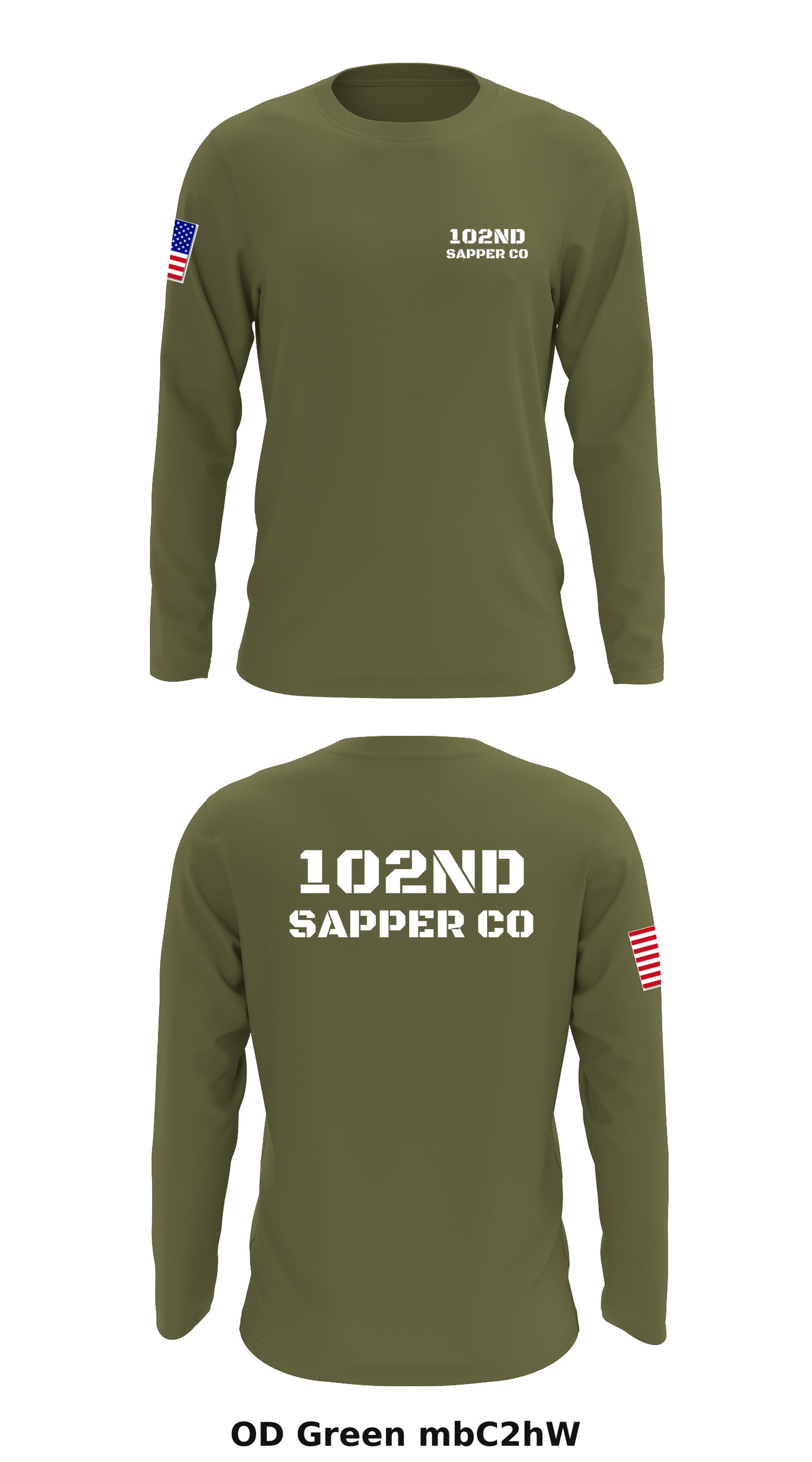 102nd Sapper Co Store 1 Core Men's LS Performance Tee - mbC2hW