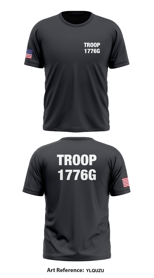 Troop 1776G Store 1 Core Men's SS Performance Tee - YLQuZu