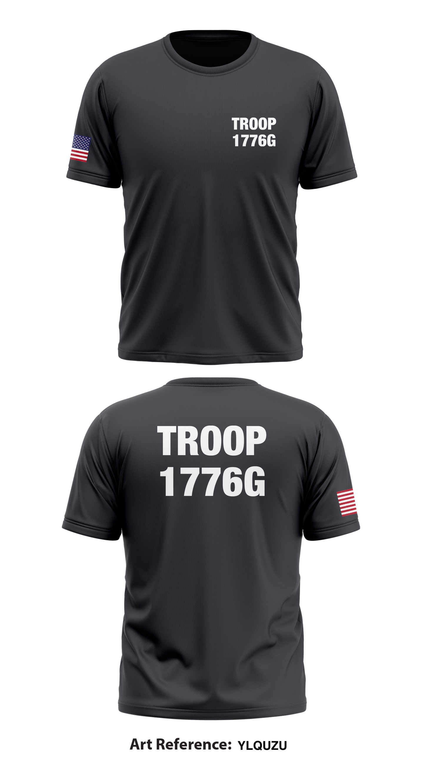 Troop 1776G Store 1 Core Men's SS Performance Tee - YLQuZu