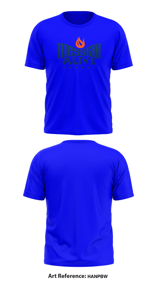 Messiah Alive Store 1 Core Men's SS Performance Tee - HAnPbW