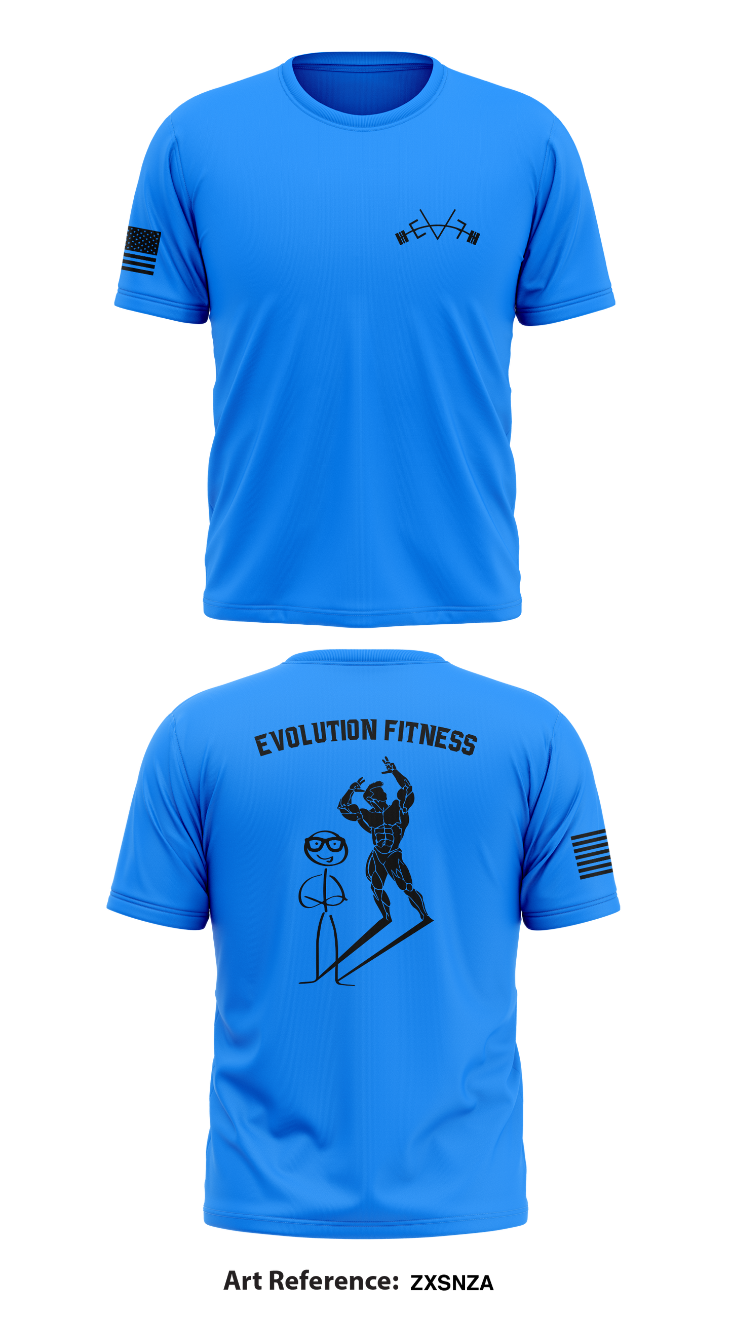 Evolution Fitness Store 1 Core Men's SS Performance Tee - zXsnza
