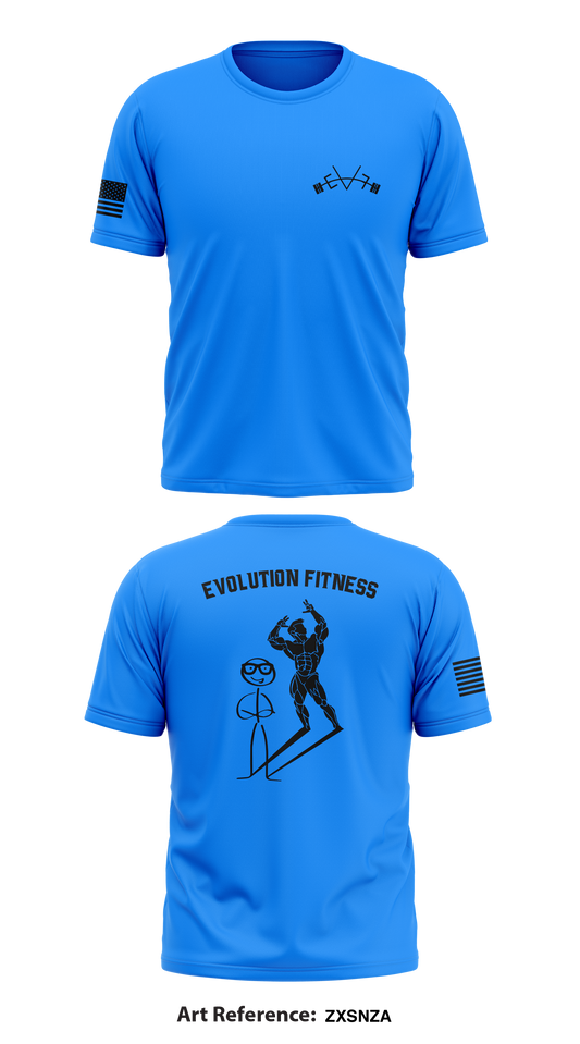 Evolution Fitness Store 1 Core Men's SS Performance Tee - zXsnza