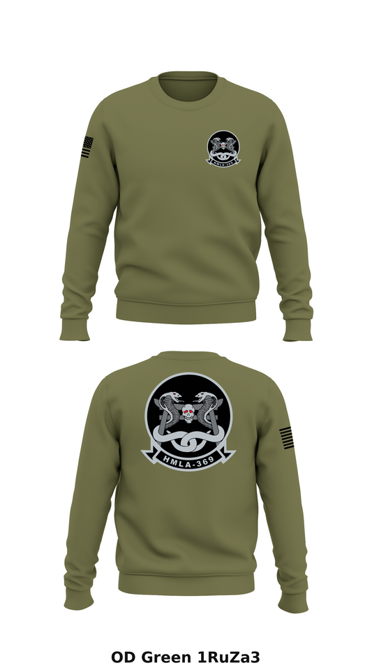 HMLA-369 Store 1 Core Men's Crewneck Performance Sweatshirt - 1RuZa3