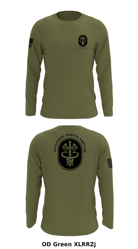 AMEDD Store 1 Core Men's LS Performance Tee - XLRRZj
