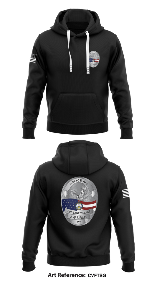 Log Lane Police Department  Store 1  Core Men's Hooded Performance Sweatshirt - cvFtSg