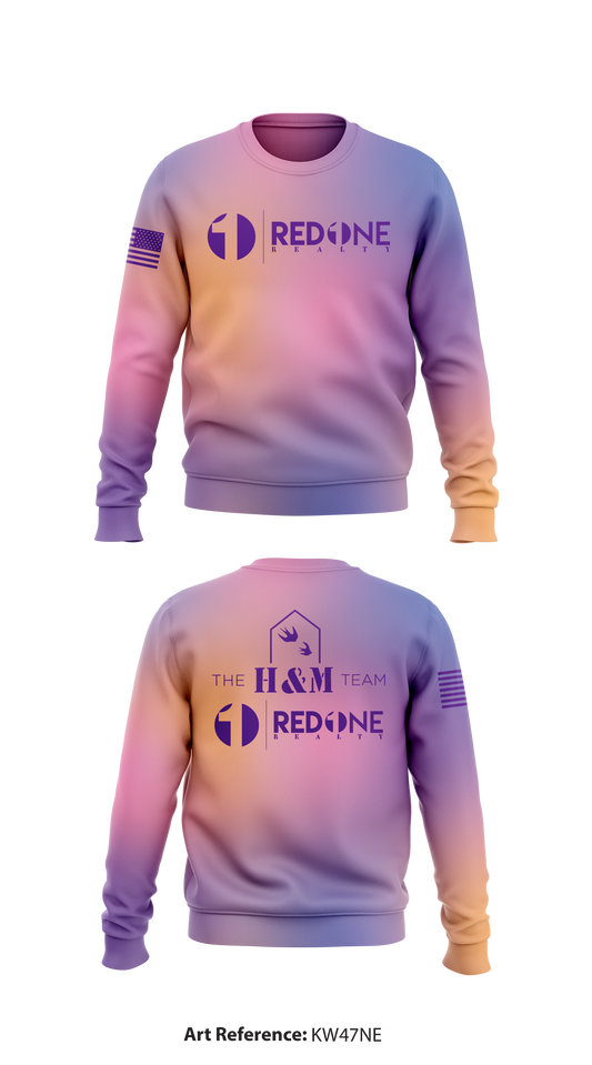 The H&M Team at Red 1 Realty Store 1 Realty Core Men's Crewneck Performance Sweatshirt - KW47NE