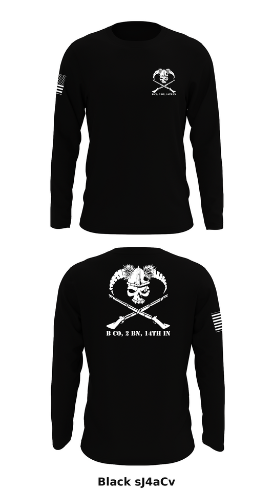 3rd PLT, B Co, 2 BN, 14th IN Store 1 Core Men's LS Performance Tee - sJ4aCv