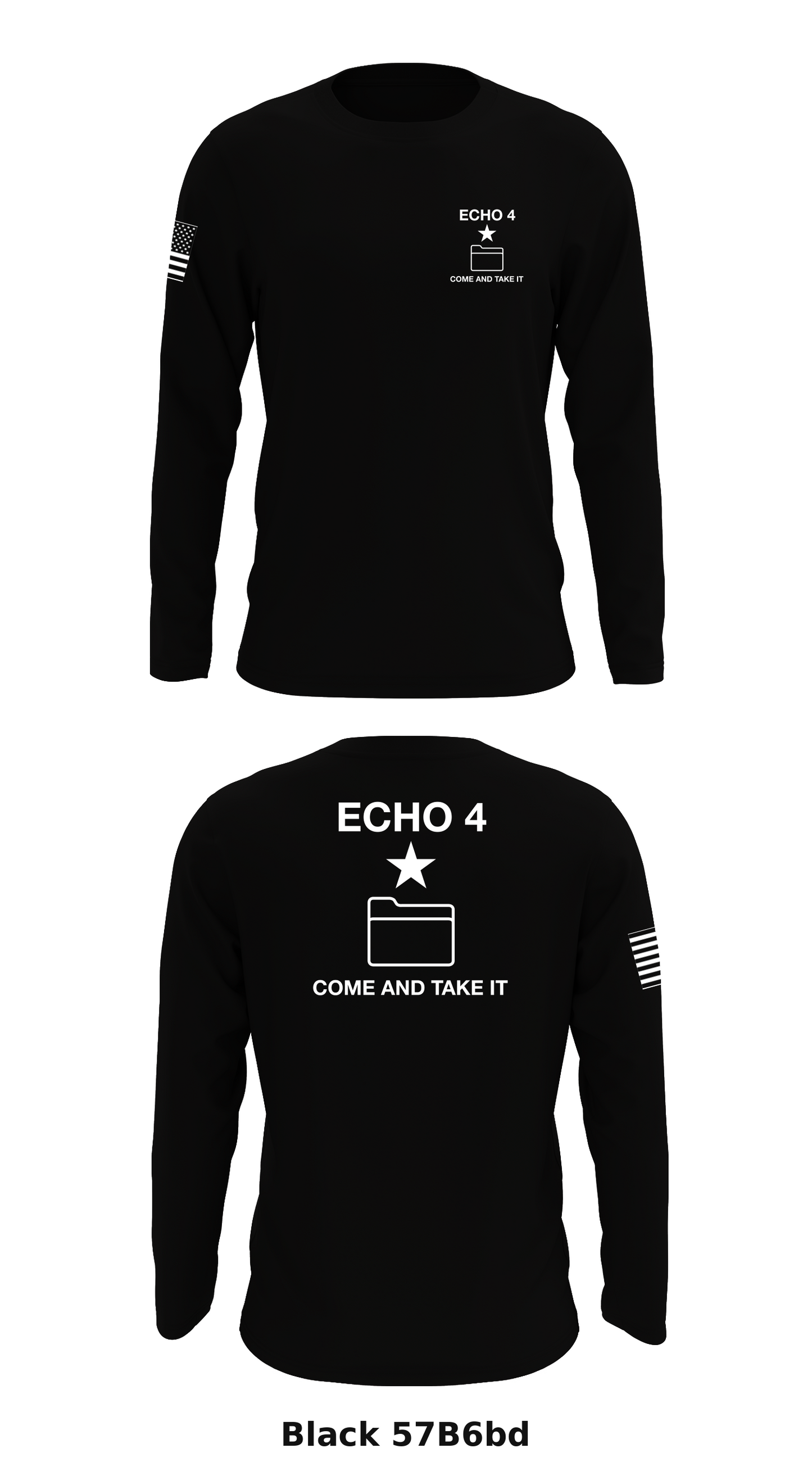 Echo 4 Store 1 Core Men's LS Performance Tee - 57B6bd